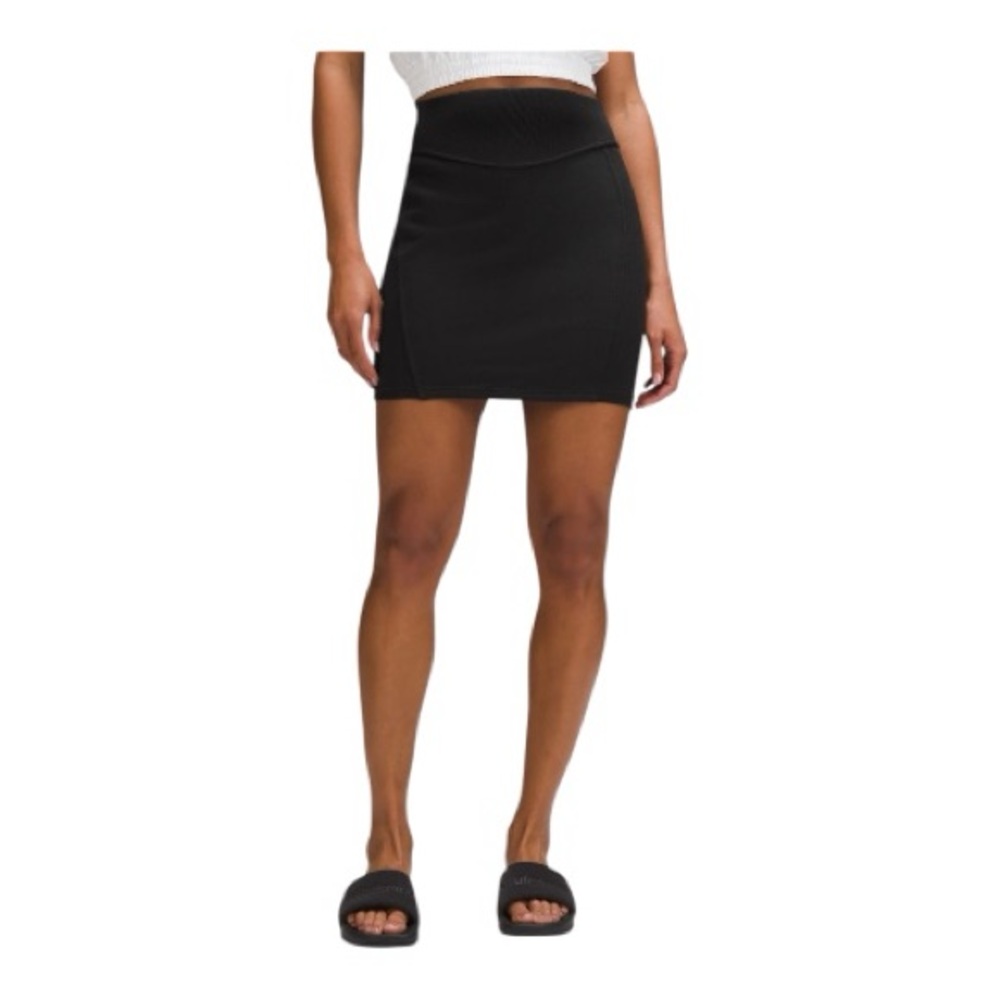 lululemon athletica Black Mini Skirt